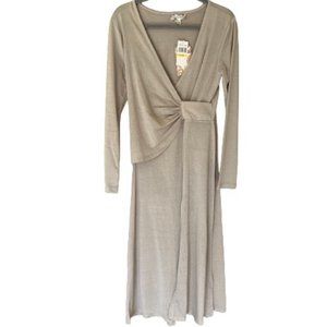 BOG (Band of Gypsies) Collective Long Sleeve Midi Dress New NWT